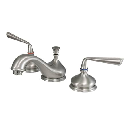 Silver Sage KS1168ZL 8-Inch Widespread Bathroom Faucet with Brass Pop-Up KS1168ZL